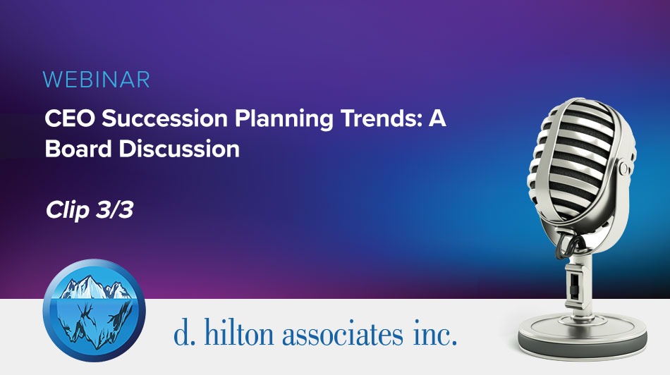 CEO Succession Planning Trends | Clip 3/3