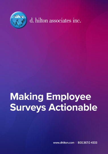 Making Employee Surveys Actionable